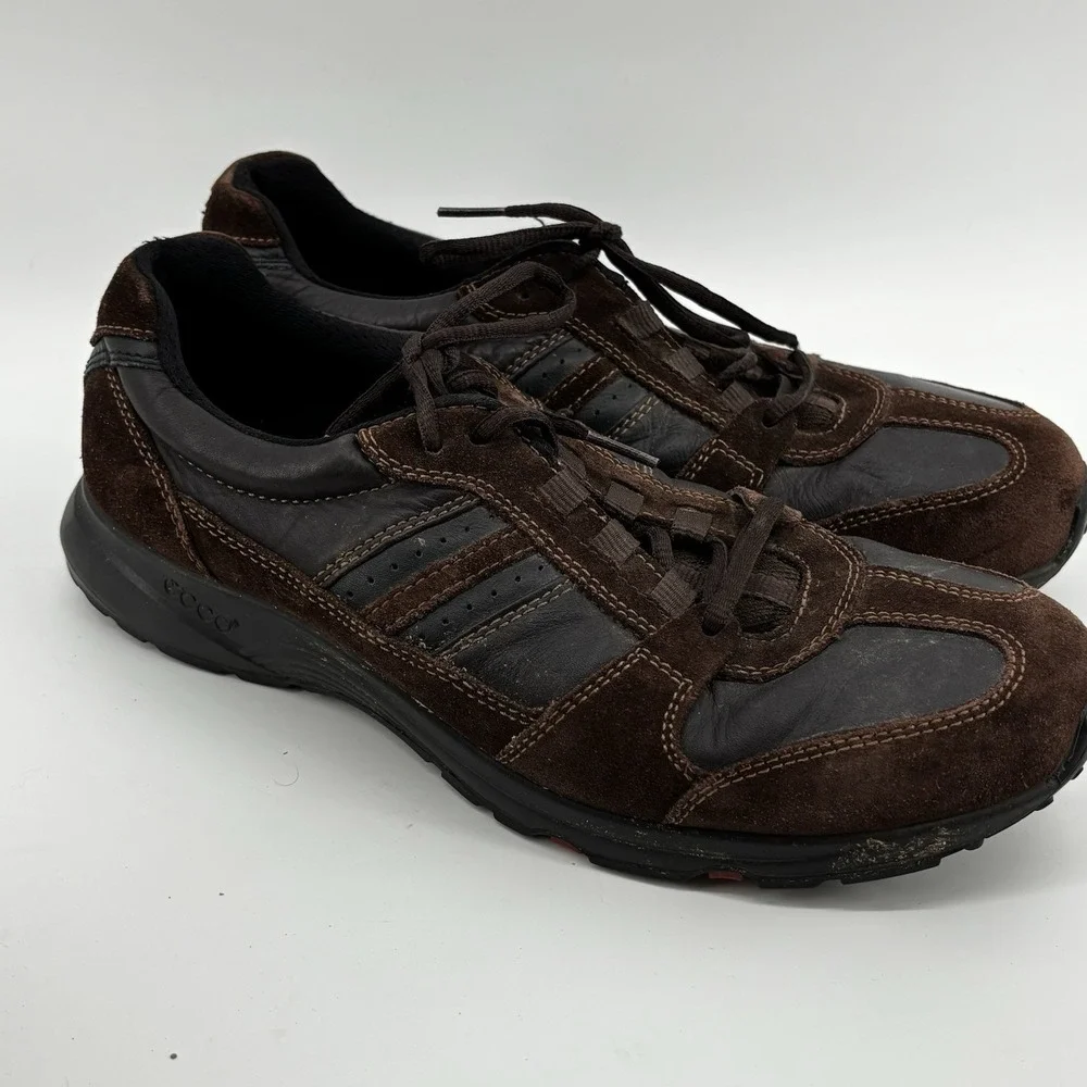 Ecco‎ Shoes Comfort Gel WallJogging  Brown Lace Up 1